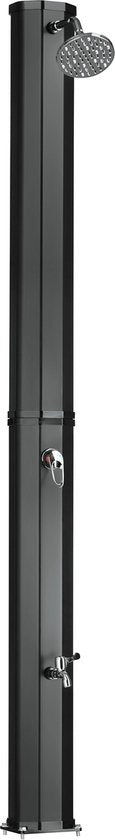 tectake - Buitendouche "Ofanto" 35 l - zwart - 404473