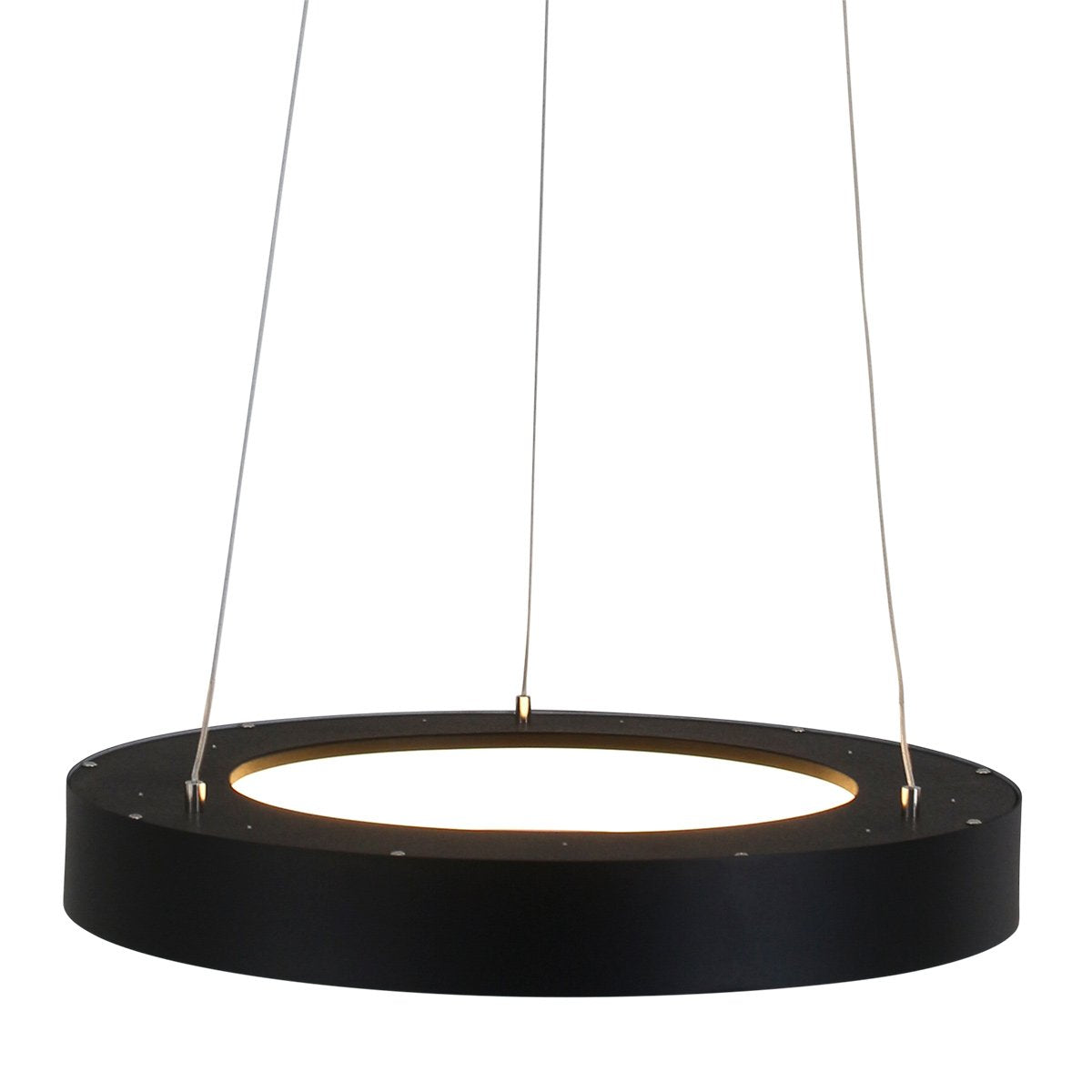 Steinhauer Ringlede Hanglamp - Rond - Verstelbaar - 48cm - Zwart