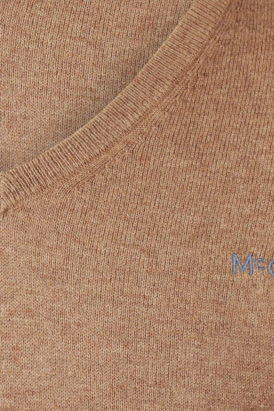 McGregor Trui V Neck SweaterWalnut Mannen - Maat 3XL