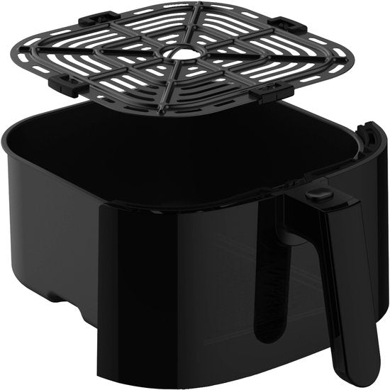 Inventum GF502HLDB Airfryer - 5L - Kijkvenster - 11 programma's - 70-200 °C - Tot 5 personen - Zwart - WK