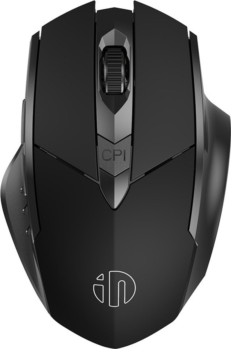 Garpex - Draadloze Muis Laptop - Computermuis - Oplaadbare Muis - LED Verlichting - Stille Draadloze Muis - Geschikt voor Gaming - Zwart