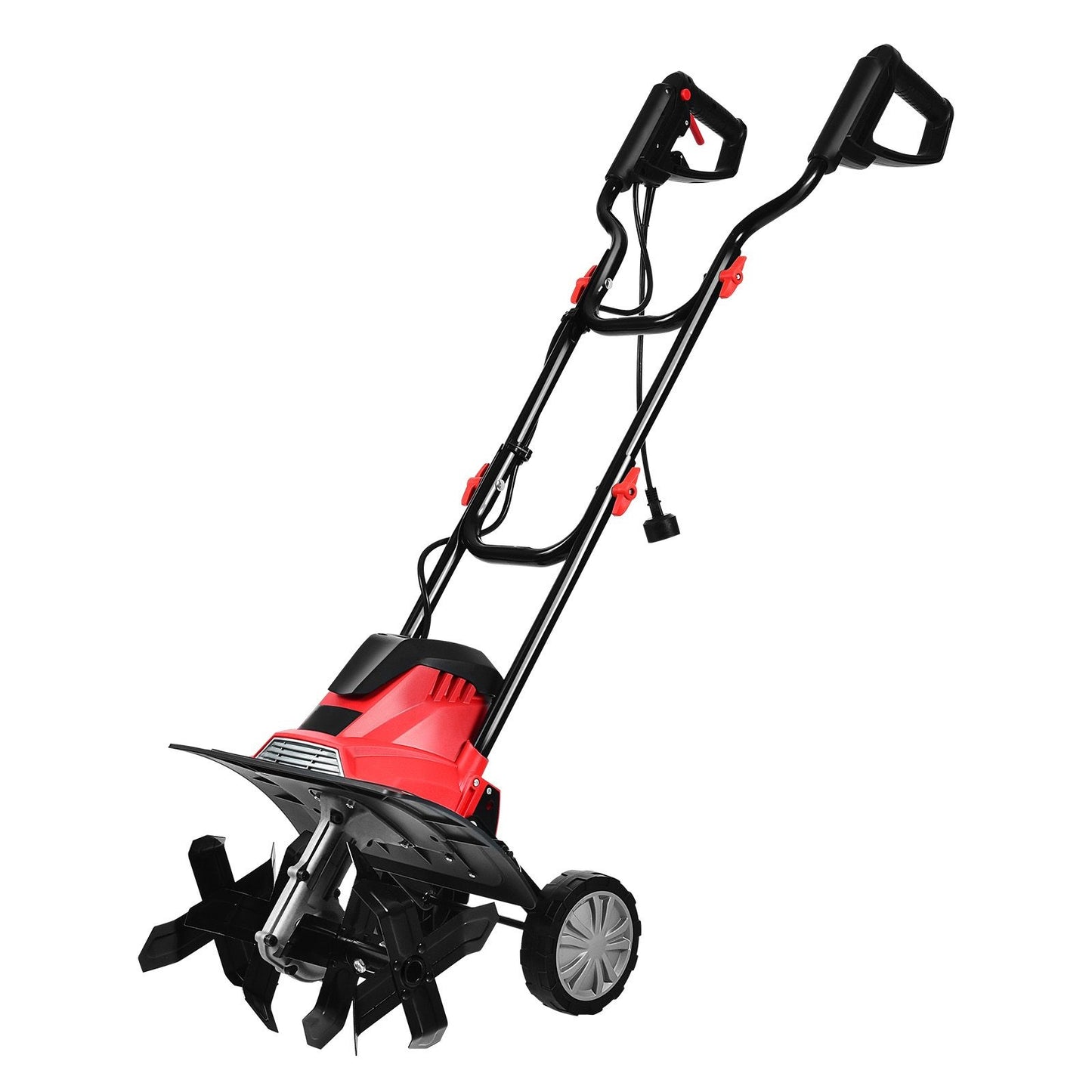 Coast Elektrische Bodemfrees en Cultivator - 4 Messen -35 cm werkbreedte - Rood & Zwart