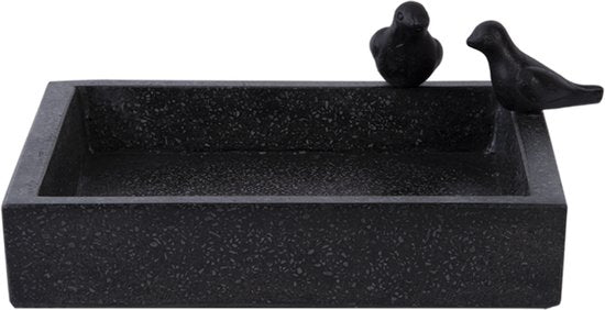Best For Birds Vogelbad Terrazzo Vierkant - Drinkbak - 32x32x12 cm