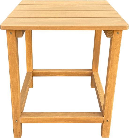 AXI Tess Bijzettafel Bruin – Houten tuintafeltje – Vierkant – 40,5 x 40,5 x 46 cm – FSC 100% Hemlock hout – Voor tuin, terras en balkon