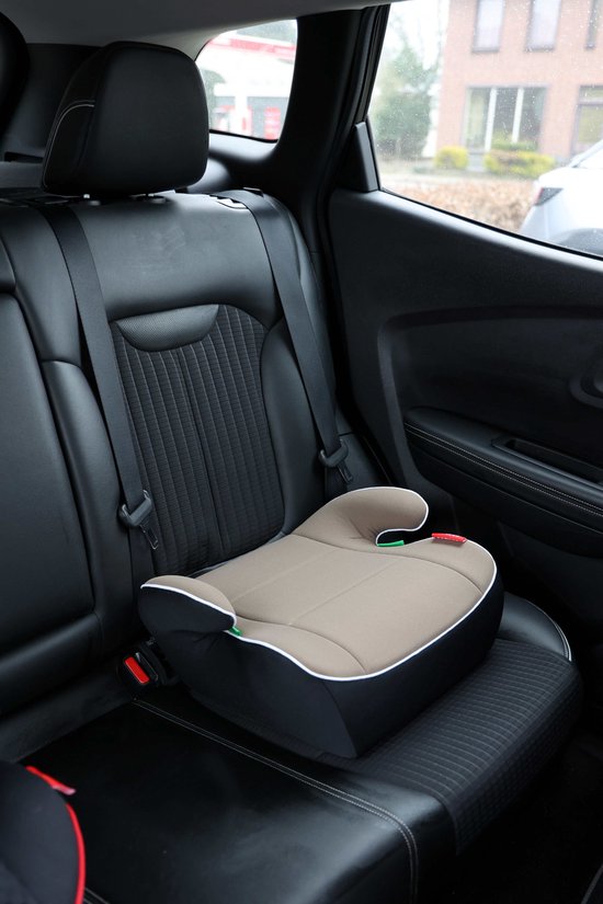 Carkids I-Size Zitverhoger Sam - Voldoet aan I-Size R-129 Norm - Voor Kinderen van 125-150cm – Afneembare & wasbare hoes - Flexibele installatie – Zwart