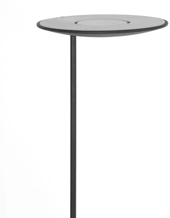 Vloerlamp Zenith LED 1477ZW zwart, hoogte 185 cm, kunststof en metaalmateriaal, kantelbaar, Steinhauer Exclusive