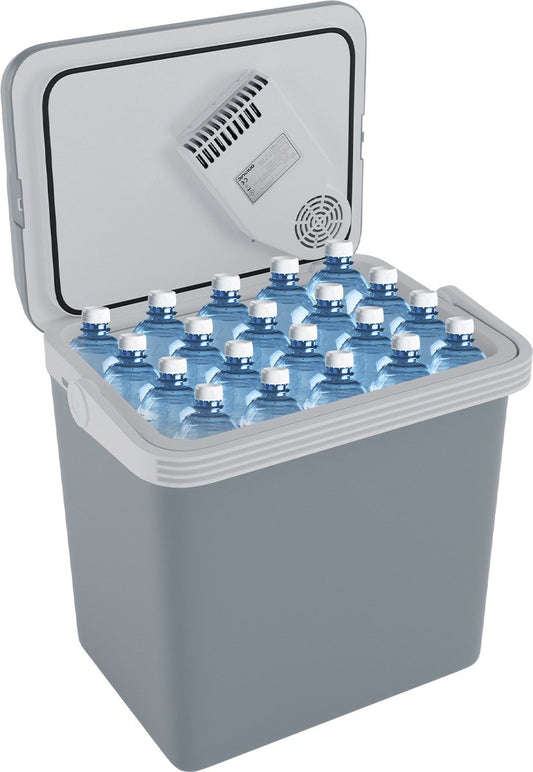 Auronic Elektrische Koelbox - Coolbox - 25L - 12V en 240V - Grijs