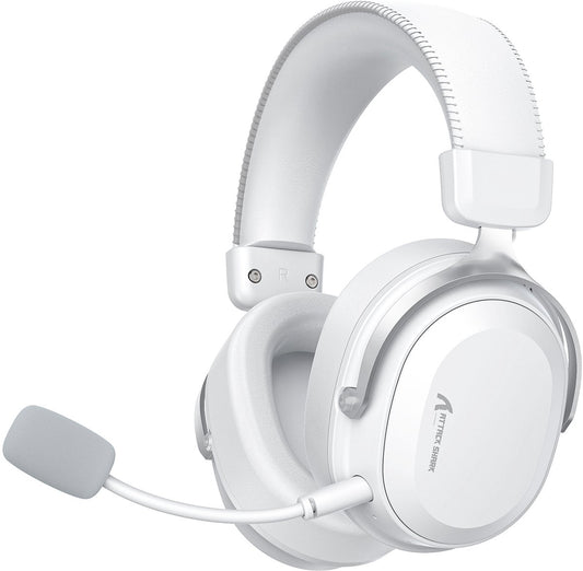 Attack Shark L30PRO Draadloze gaming headset - 7.1 surround - 3 verbindingsmodi - Wit