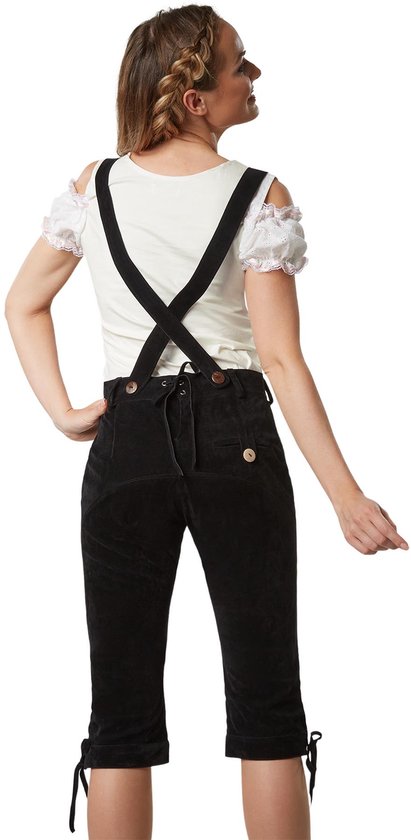 Dressforfun Lederhose Tegernsee L - verkleedkleding kostuum halloween verkleden feestkleding carnavalskleding carnaval feestkledij partykleding - 302817