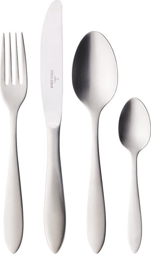 Villeroy & Boch Arthur Bestekset - 68 delig - Geborsteld RVS