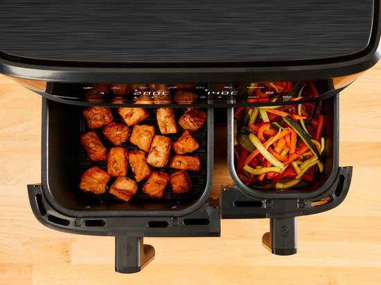 Tefal EY901N10 Dual Easy Fry Essential - Airfryer - 2700W - 8,3L - Zwart