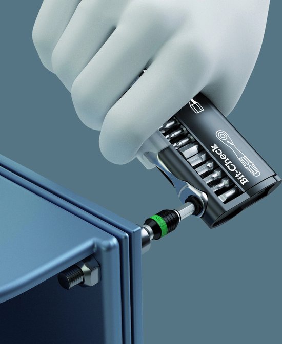 Wera 05073220001 38-delige Tool-Check 1 SB Bit/- dop-ratelset