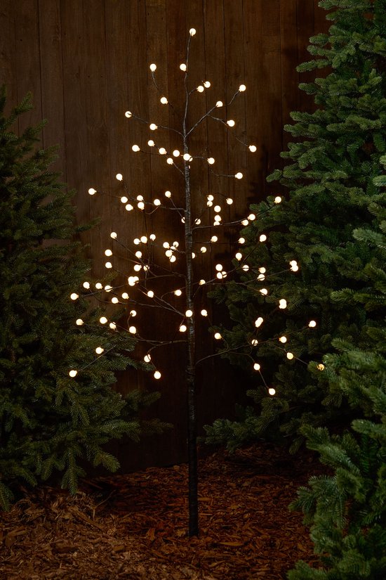 Luca Lighting Boom met Klassiek Witte LED Verlichting - H150 x Ø80 cm - Metaal - Zwart