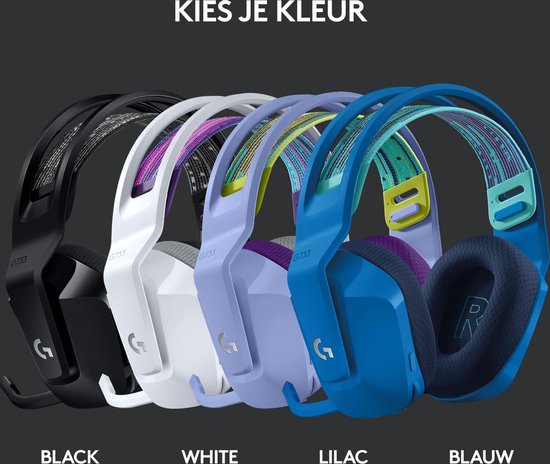 Logitech G733 LIGHTSPEED - Draadloze Gaming Headset - PS5/PS4 & PC - Zwart