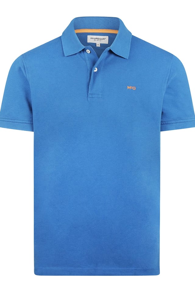 McGregor Klassiek Poloshirt - Kobalt - Maat S