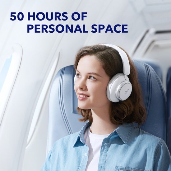 Anker soundcore Q45 - Draadloze Noise Cancelling Koptelefoon - Wit