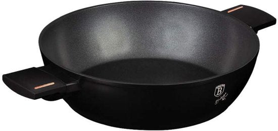 Diepe pan met deksel en titaniumcoating, 28 cm, Monaco Collection