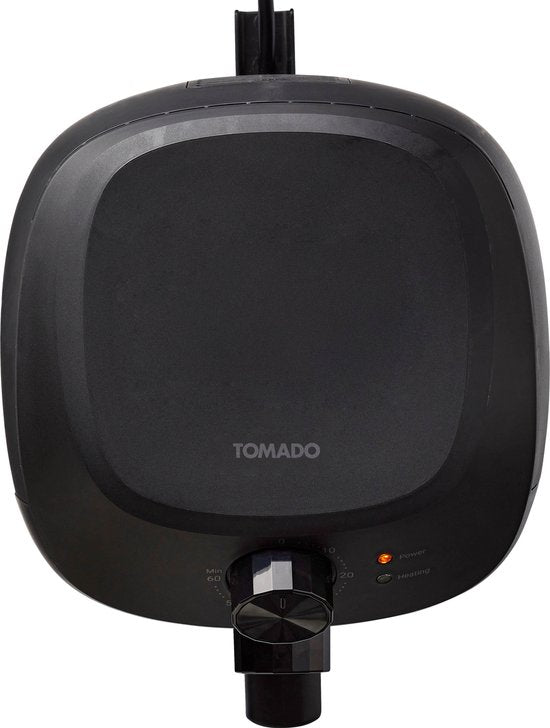 Tomado TAF2001B - Mini Airfryer - 2 liter inhoud - Voor 1 of 2 personen - Kleine Heteluchtfriteuse - PFAS vrij - Zwart