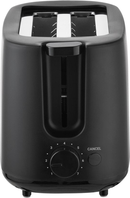 Tomado TBT1000B - Compacte broodrooster - Toaster - 2 lange sleuven - 7 standen - Zwart