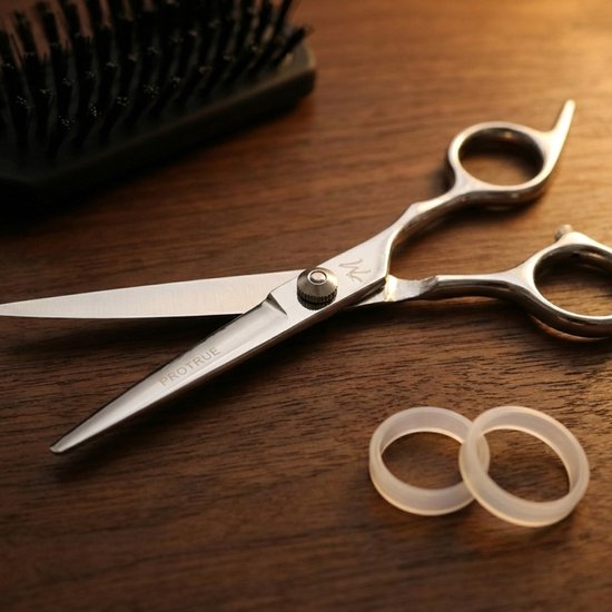 ProTrue Kappersset - 12 Stuks Haarschaar Set - Kappersschaar - Uitdunschaar - Coupeschaar