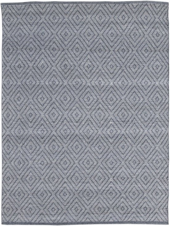 AXI Bali Buitenkleed – Rechthoekig – 160 x 230 cm – Grijs – Geometrisch patroon - Buitenkleed – Buitentapijt – Weer- en UV-bestendig – Plat geweven – Tuintapijt – Voor binnen en buiten