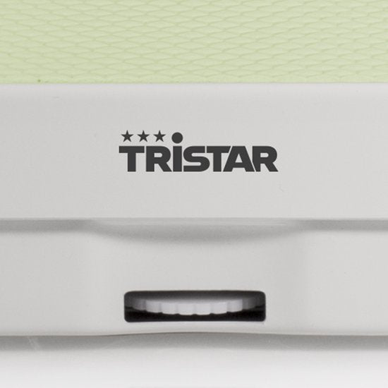 Tristar Weegschaal WG-2428 - Analoge Personenweegschaal - Tot 136 kg - Vintage design - Step-on-technologie - Anti-slip - Wit