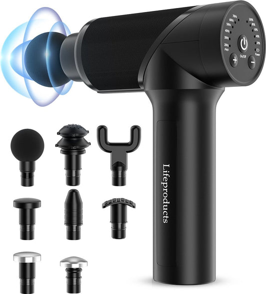 Lifeproducts - Massagepistool PRO - Massagepistool - Zwart