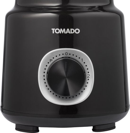 Tomado TTB1501B - Blender - 1,5 liter - 2 snelheden - 500W - Pulsestand - Deksel beveiliging - Zwart