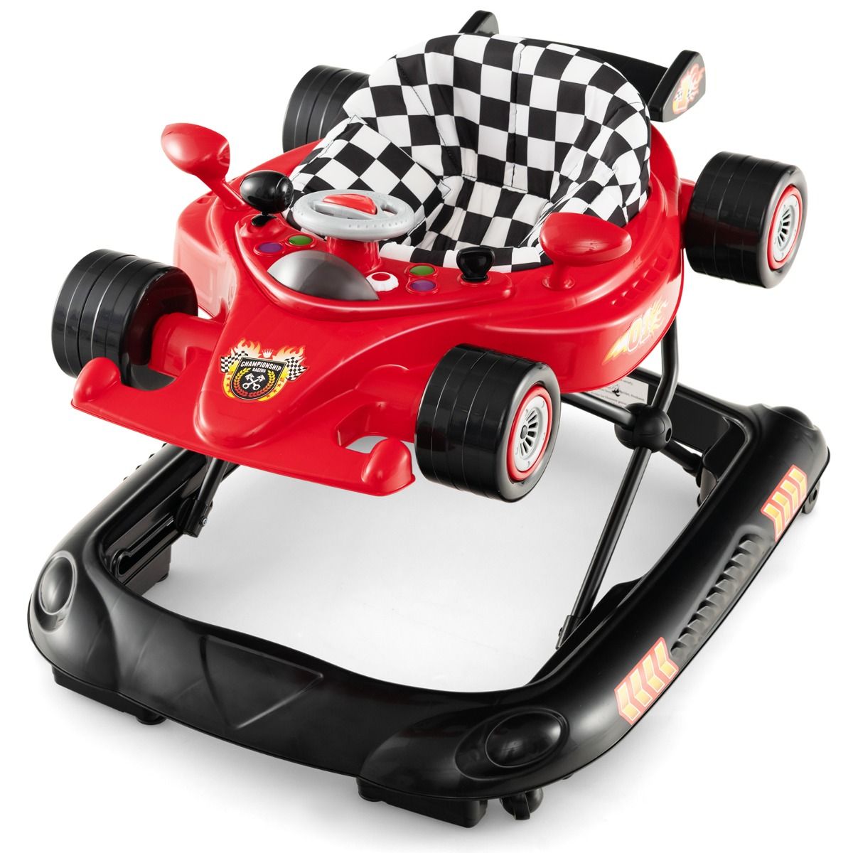 Coast 4-in-1 Babyloopwagen - verstelbare hoogte - afneembaar speelblad - roze
