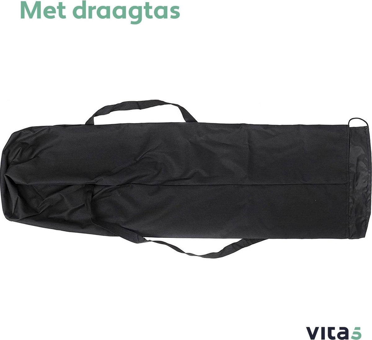 Vita5 Hangmat Standaard -  2 persoons - Verstelbaar - Weerbestendig – tot 205 kg – Incl. Draagtas - zonder hangmat