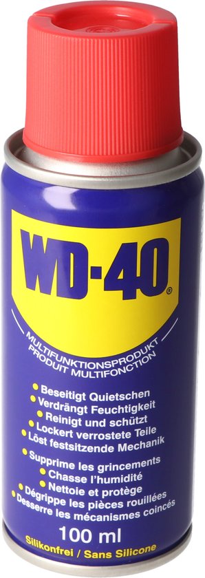 WD-40® Multi-Use Product Classic - Verdrijft vocht - Stopt piepen en kraken - Beschermt tegen roest en corrosie - Verwijdert vuil - Siliconenvrij - 100ml