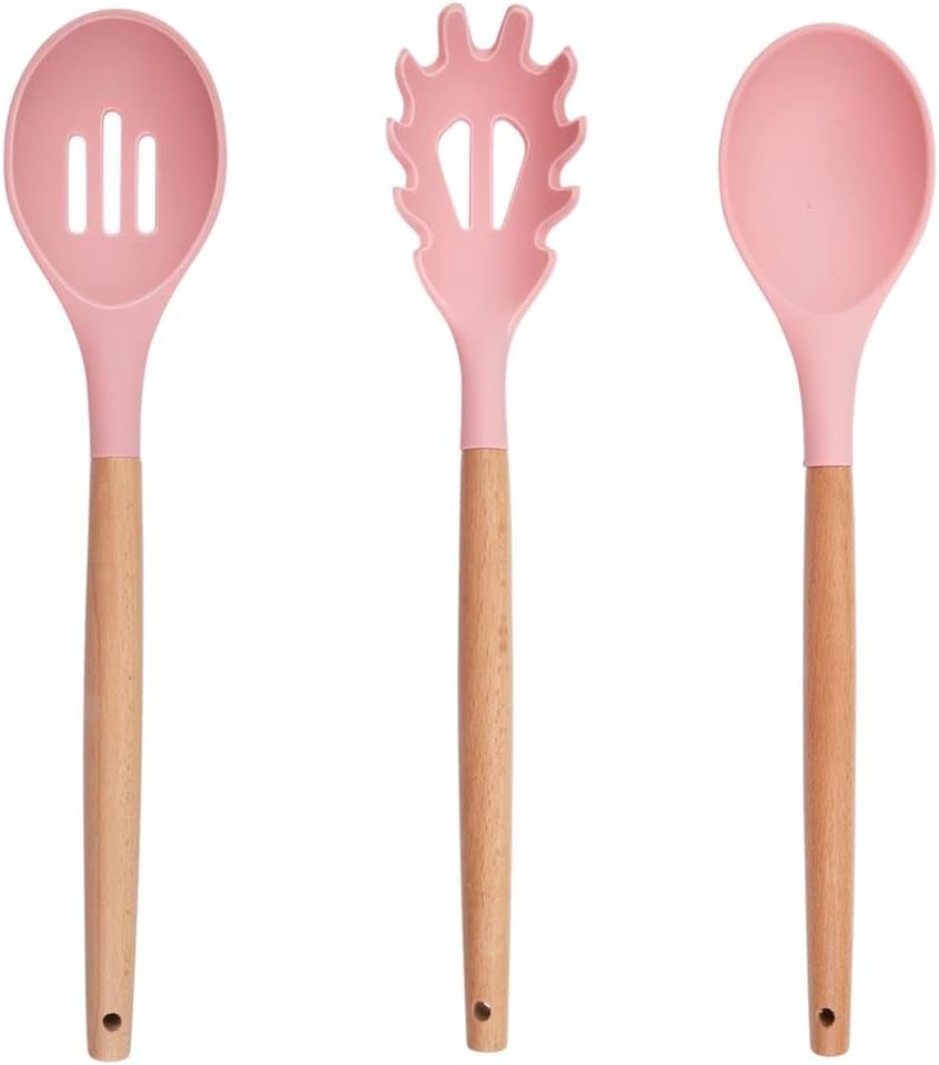 Alpina Keukengerei Set 12-delig - Siliconen - Roze