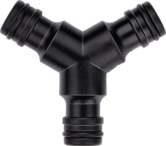 BLACK+DECKER Tuinslangkoppelstuk - 3-Weg - 7 x 6 x 2.1 CM - Zwart