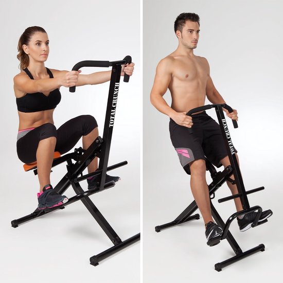 TOTAL Crunch hometrainer - fitnessapparaat - biceps, latissimus, buik, schouders, rug en deltaspieren - lichte cardiotraining - Mail Order Edition