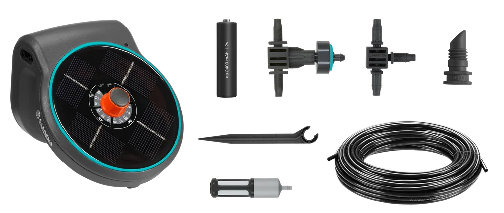 Gardena AquaBloom vakantiebewateringsset - Op zonne-energie - Voor maximaal 20 planten