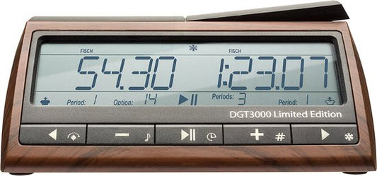 DGT 3000 Limited Edition schaakklok - 25ste verjaardag - 6 talen handleiding