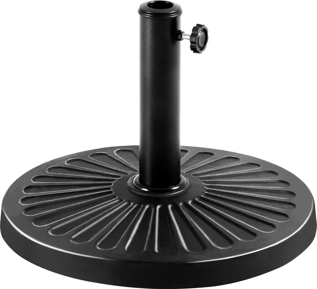 Yaheetech Parasolvoet - Rond - 46x46x34 cm - 10 kg - Zwart