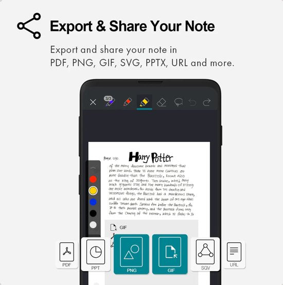 Neolab Smartpen M1 - digitale pen - digitaal schrijven - slimme pen - Grijs