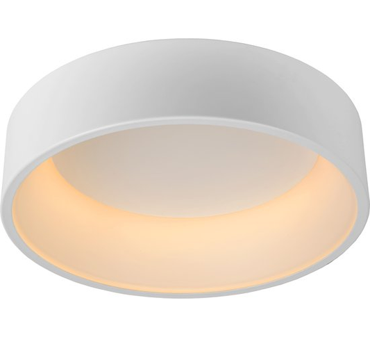 Lucide TALOWE LED - Plafonnière (Plafondlamp) - Ø 45,5 cm - LED Dimbaar - 1x30W 3000K - Wit