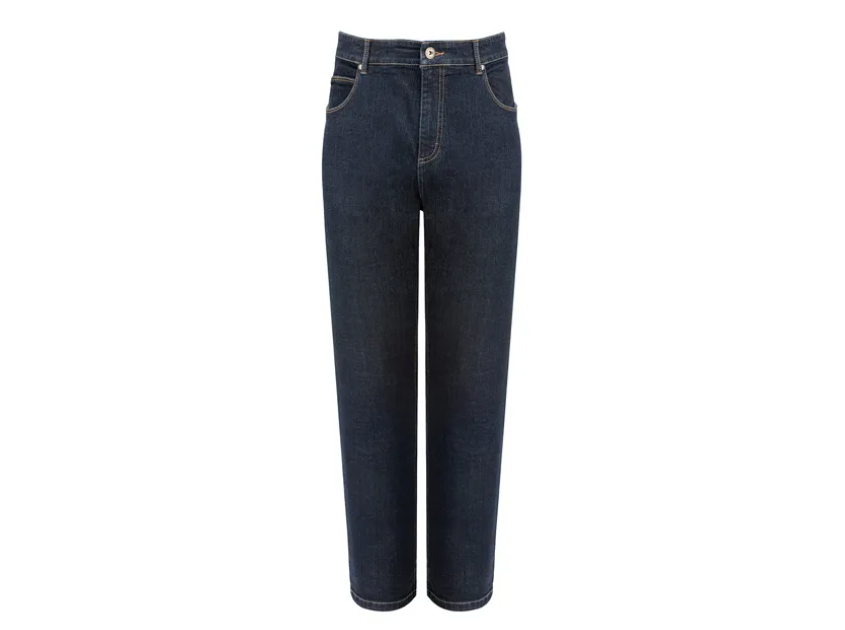 Milanoro - Jeansbroek Denim - W31 / L30 - Zwartblauw - Straight Fit met Rechte Pijpen - Tijdloos 5-Pocket Model - Optimaal Draagcomfort