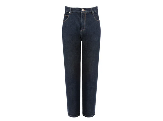 Milanoro - Jeansbroek Denim - W31 / L30 - Zwartblauw - Straight Fit met Rechte Pijpen - Tijdloos 5-Pocket Model - Optimaal Draagcomfort