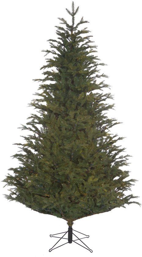 Black Box Trees Frasier Kunstboom - Kerstboom met Grillige Natuurlijke Vorm - PE Naalden en Scharnierconstructie - Kerstversiering voor Binnen - H155 x D109 cm - Groen
