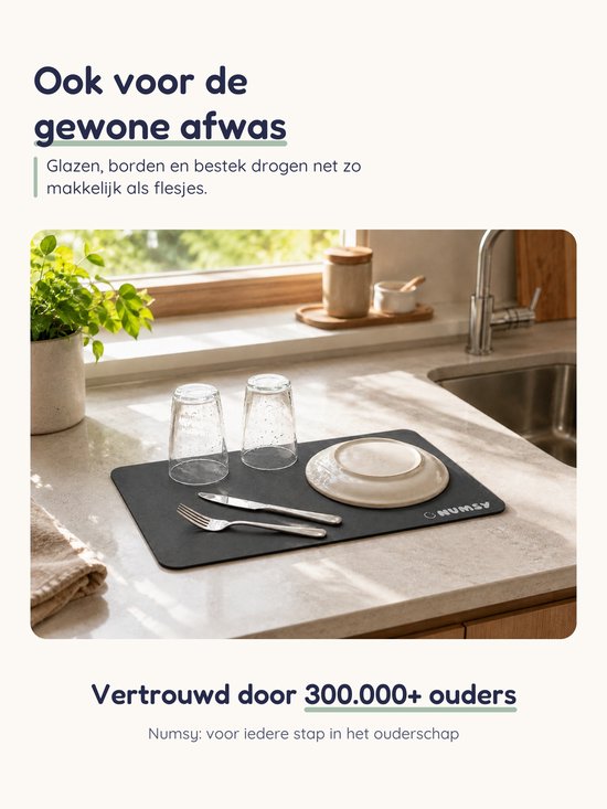 Numsy Matt Afdruipmat · Afdruipmat Voor Afwas · Droogrek Babyflessen