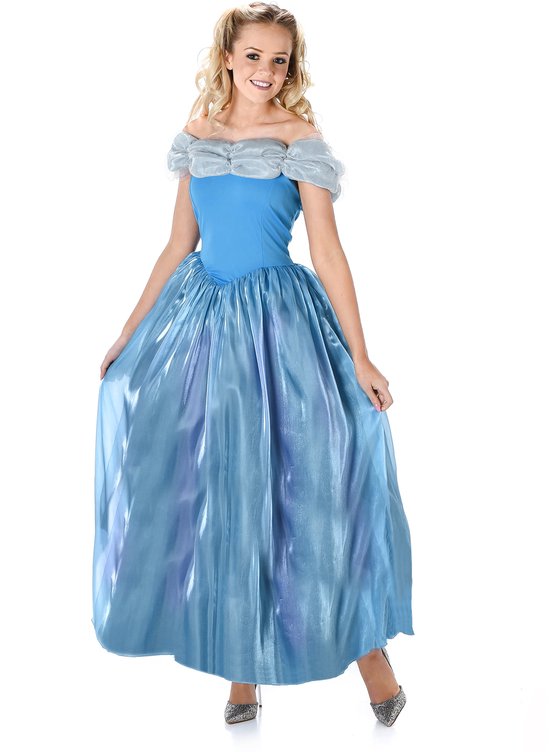 Karnival Costumes Blauw prinses Kostuum voor Vrouwen prinses Jurk Dames Carnavalskleding Dames Carnaval - Polyester - Maat M - 1-Delig Jurk