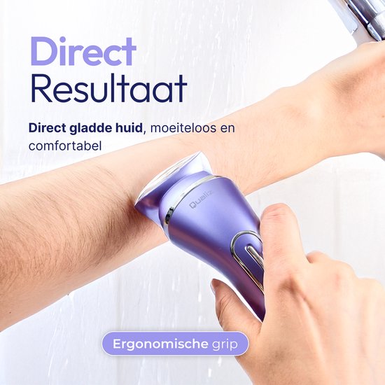 7 in 1 Ladyshave - Epileerapparaat Dames - IPX 7 Waterdicht - Oplaadbaar - Bikinitrimmer - Scheerapparaat Vrouw Intiem - Ladyshaves voor Vrouwen - Epilator - Trimmer Vrouw - Qualiz®