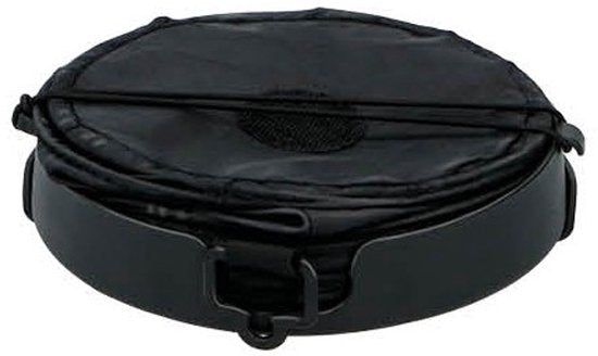 Dunlop Auto-Afvalbak - Opvouwbaar - 16 cm - met Deksel - voor aan het Dashboard of op de Vloer