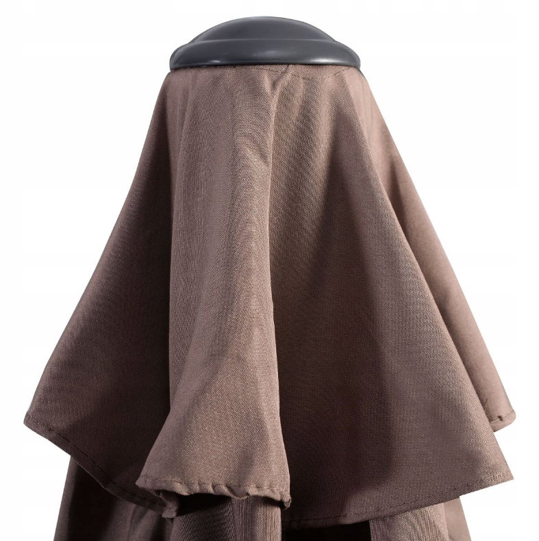 Coast Grote Tuinparasol Bruin 270 x 235 cm – Stevige en Stijlvolle Bescherming tegen de Zon