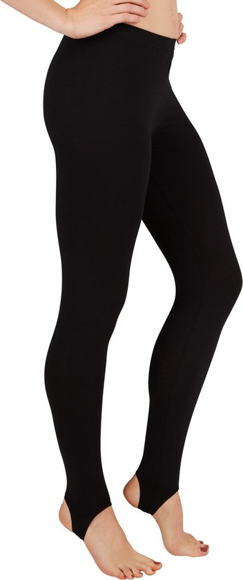 Dressforfun Legging voor dames zwart L - verkleedkleding kostuum halloween verkleden feestkleding carnavalskleding carnaval feestkledij partykleding - 301312