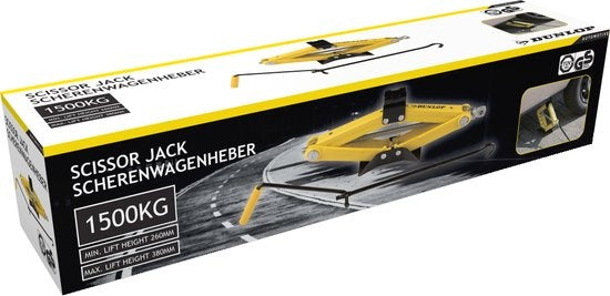 Dunlop Krik - Mechanisch - Hefvermogen 1,5 Ton - Lifthoogte 26-38 cm