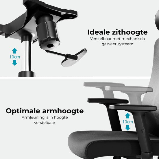 Organess® Ergonomische Bureaustoel – Office Gaming Chair - Bureaustoelen voor Volwassenen – Game Gaming Stoel - Max. 150 kg